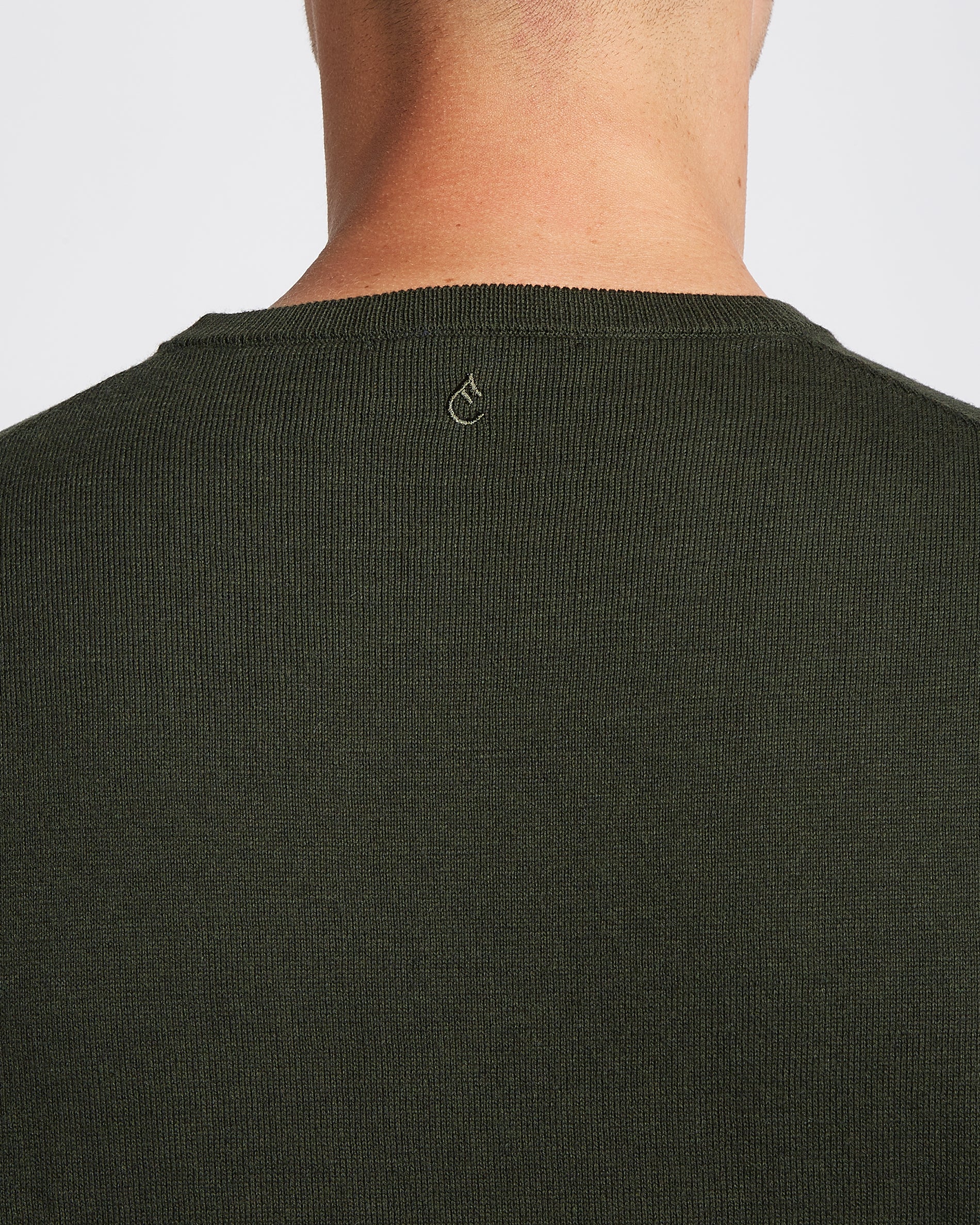 Seawool Crewneck Dark Green - Image 3