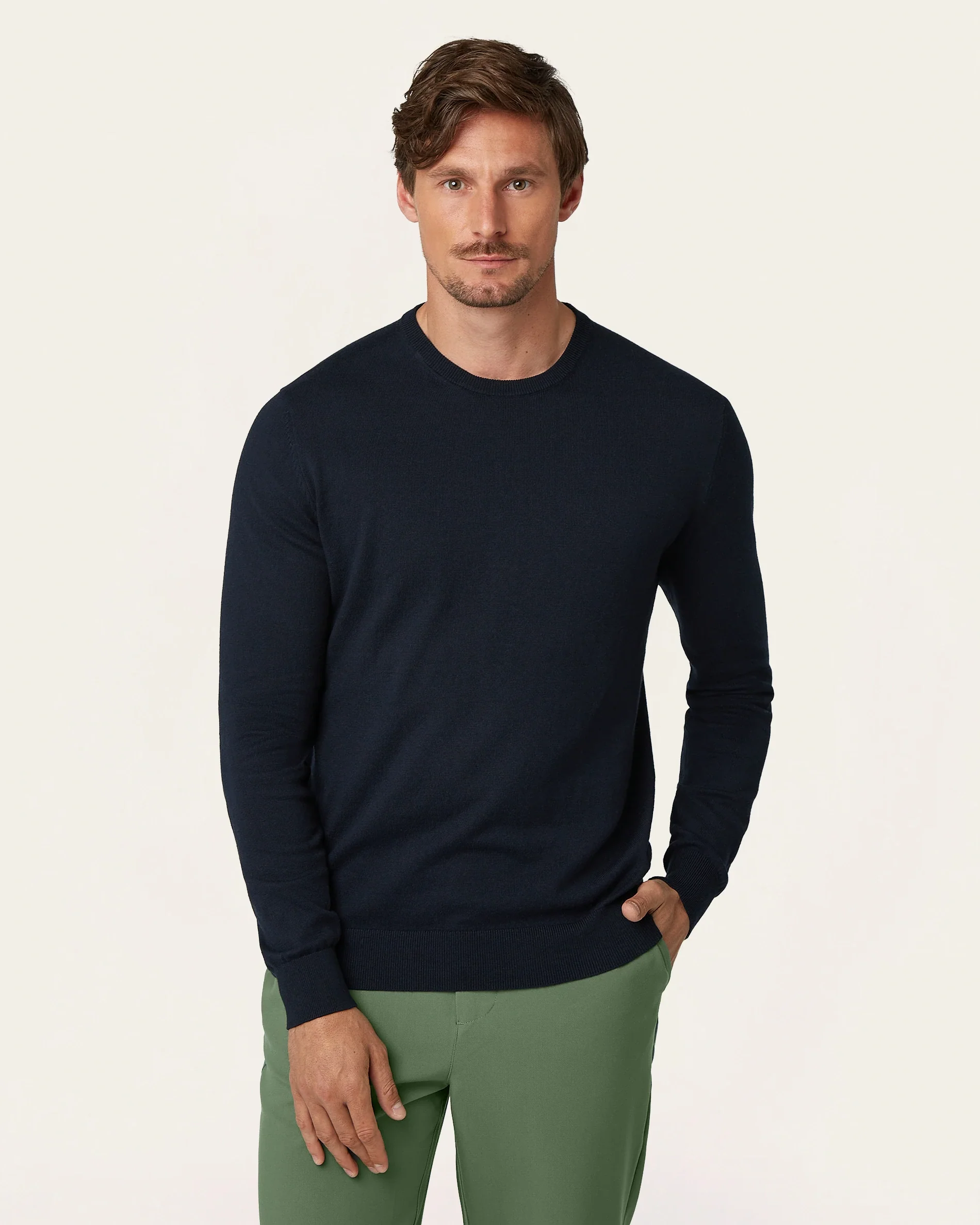 Seawool Crewneck Navy - Image 3