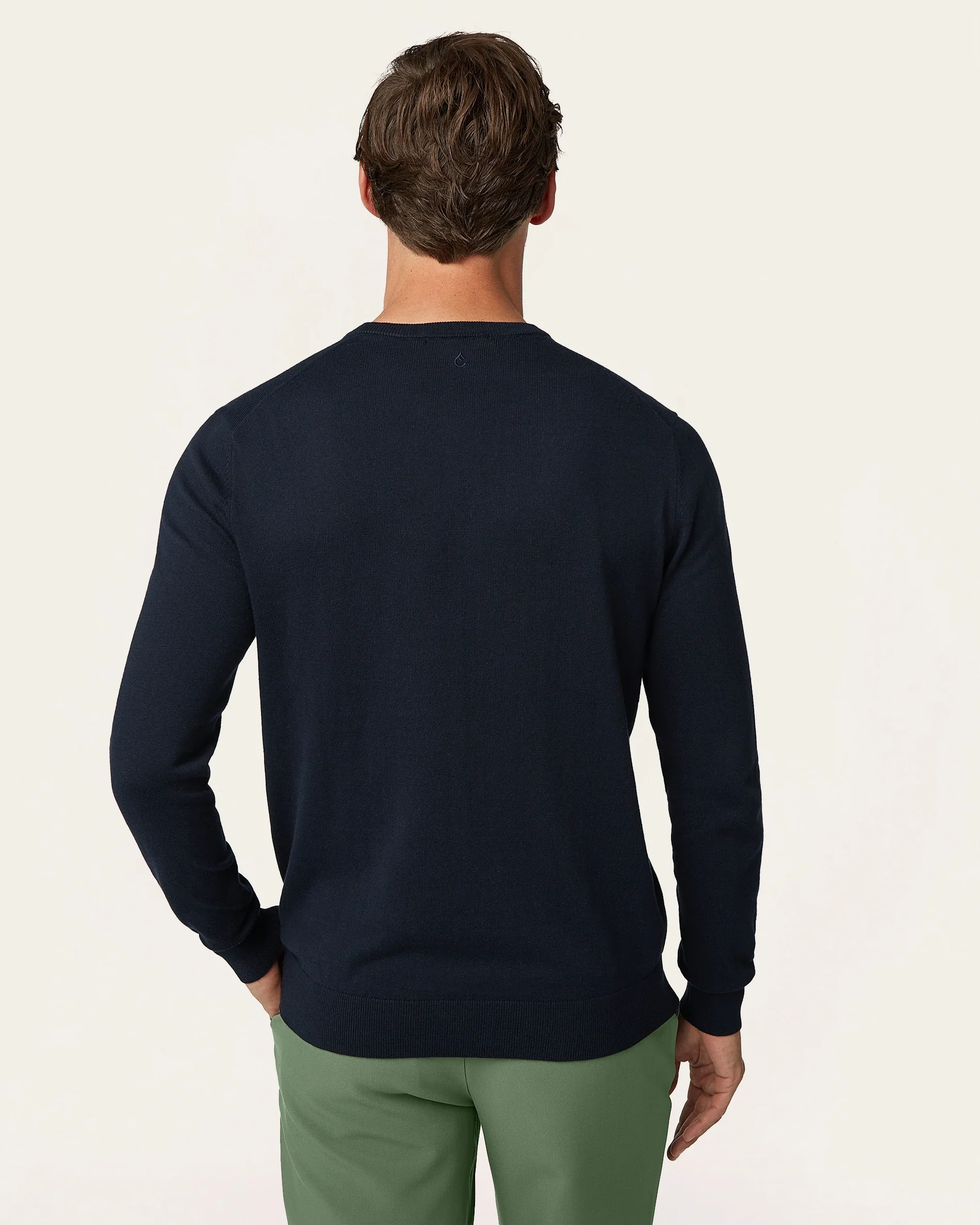Seawool Crewneck Navy - Image 5