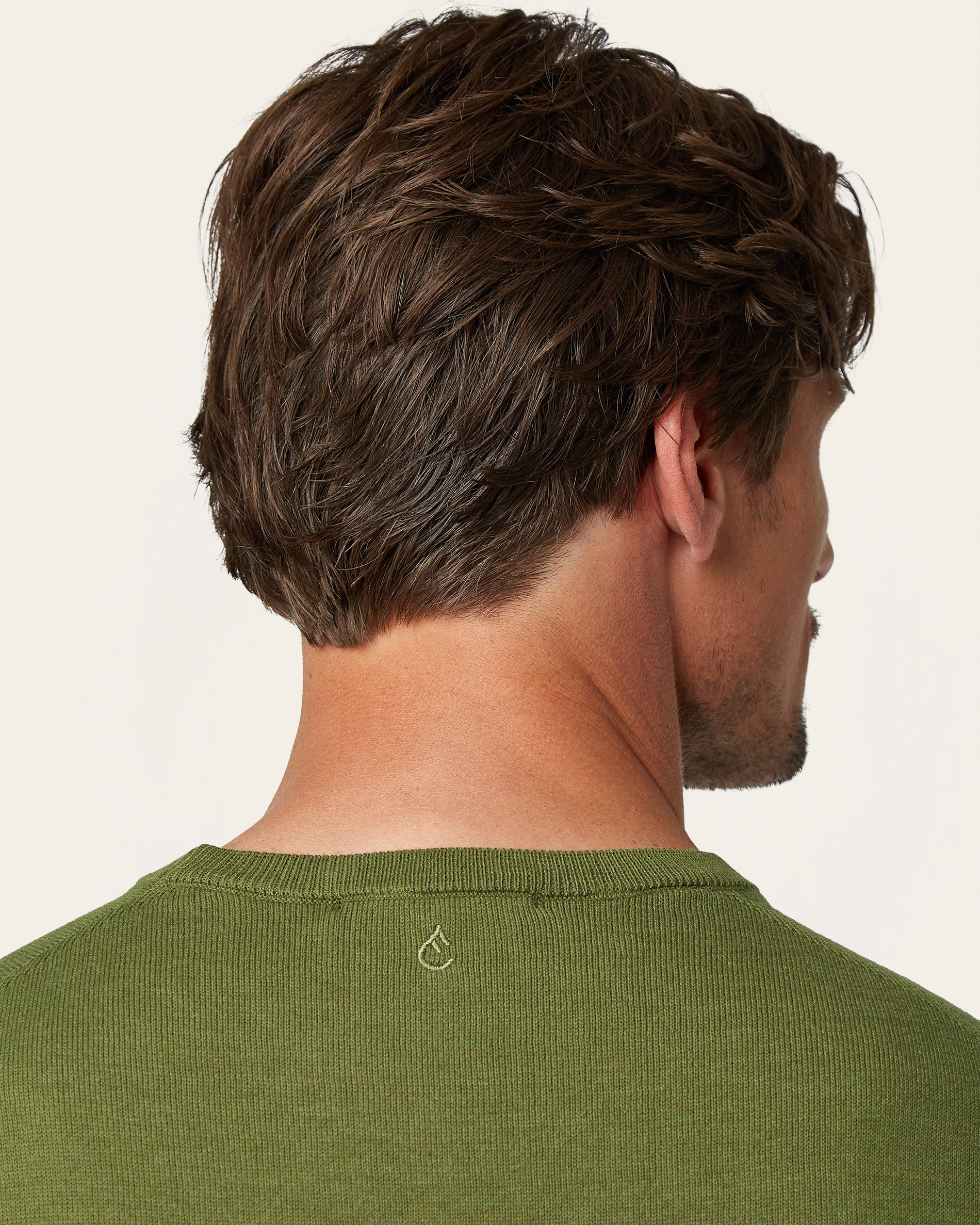 Seawool Crewneck Olive - Image 3