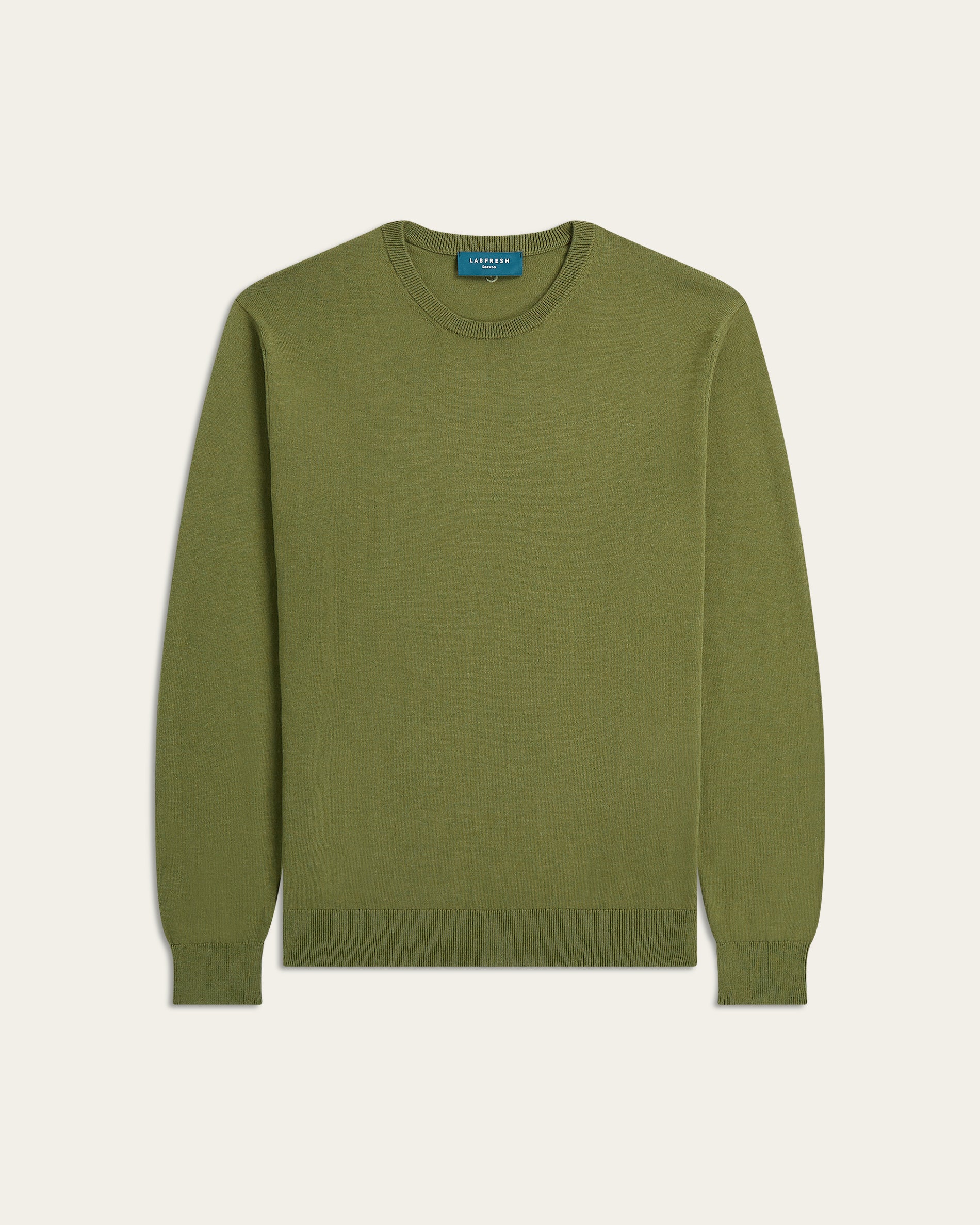 Seawool Crewneck Olive - Image 7