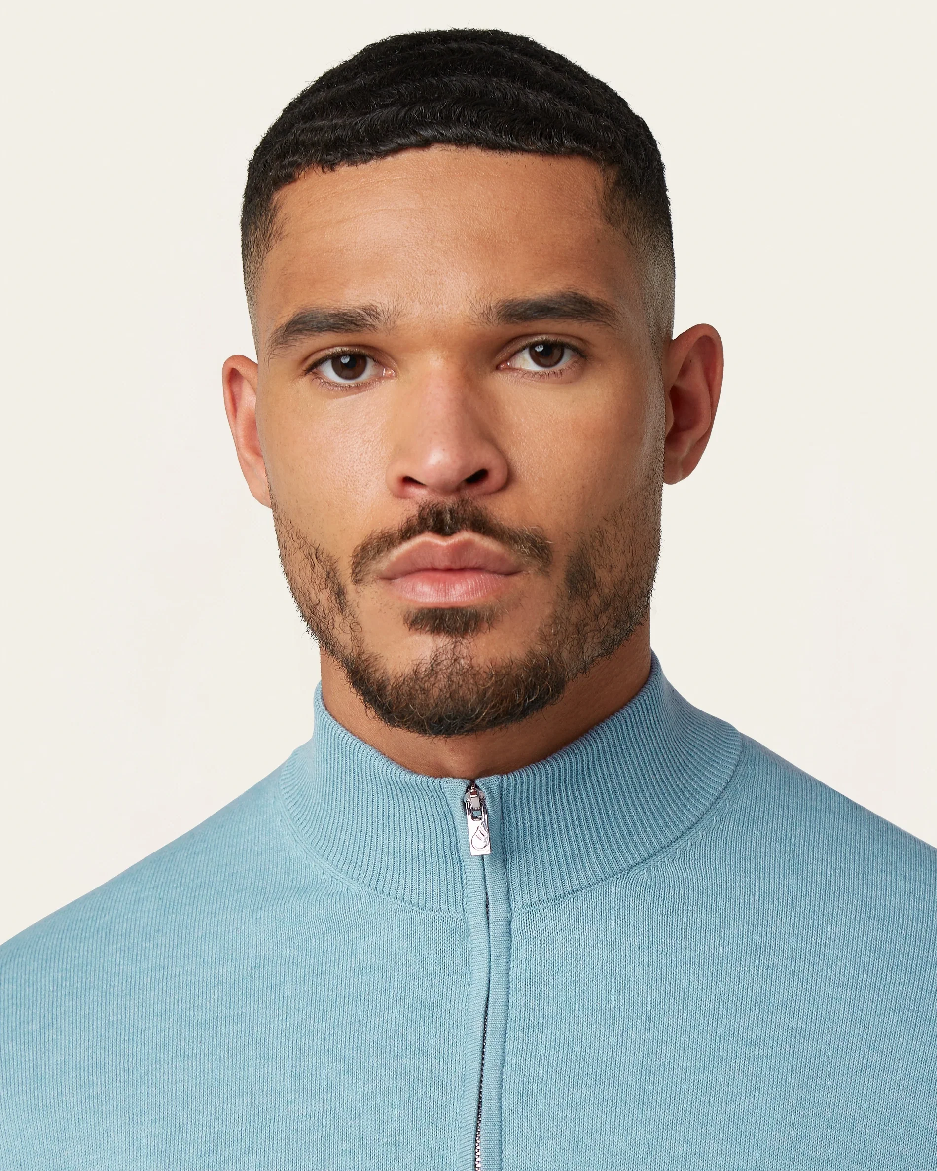 Seawool Half Zip Light Blue - Image 3