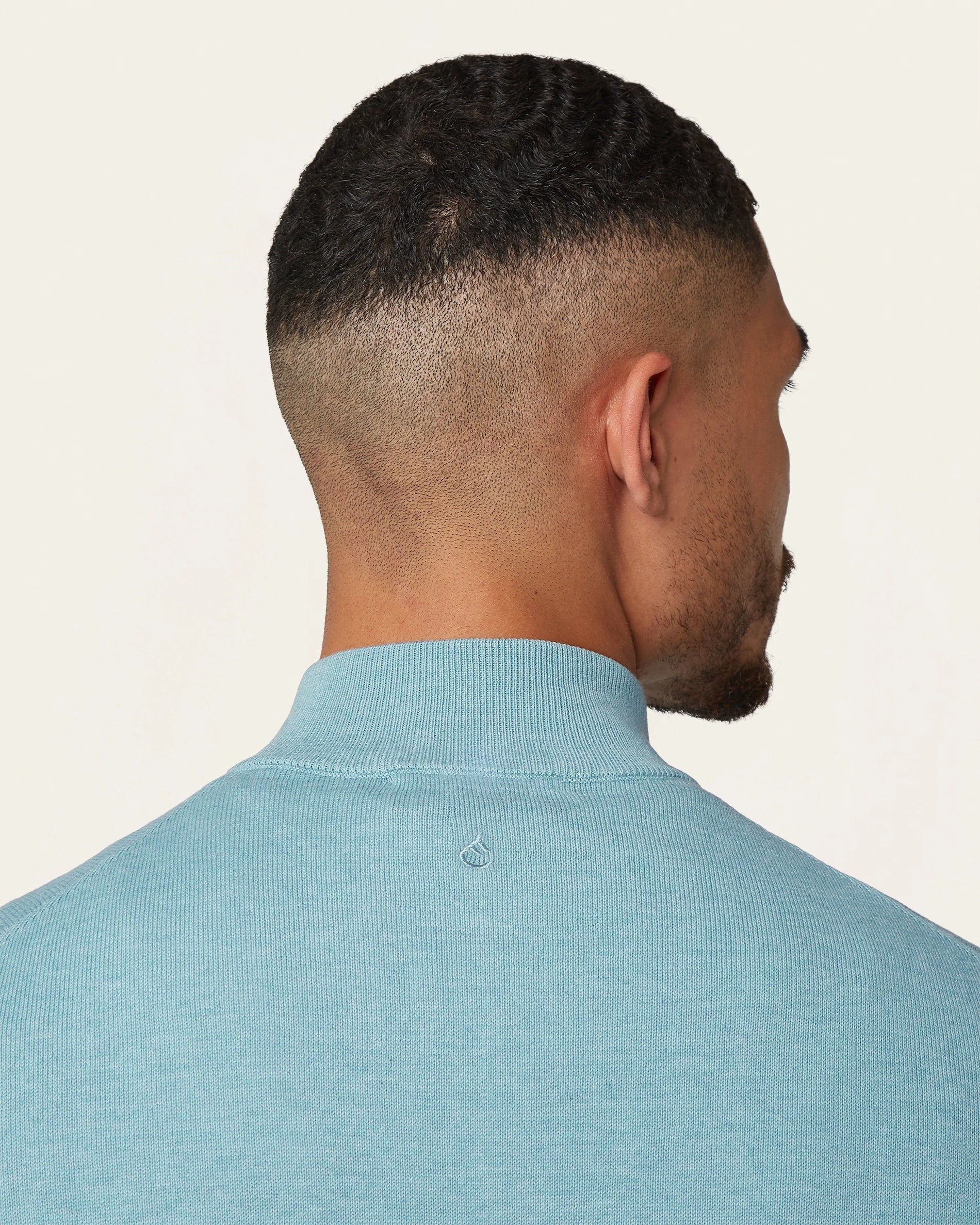 Seawool Half Zip Light Blue - Image 6