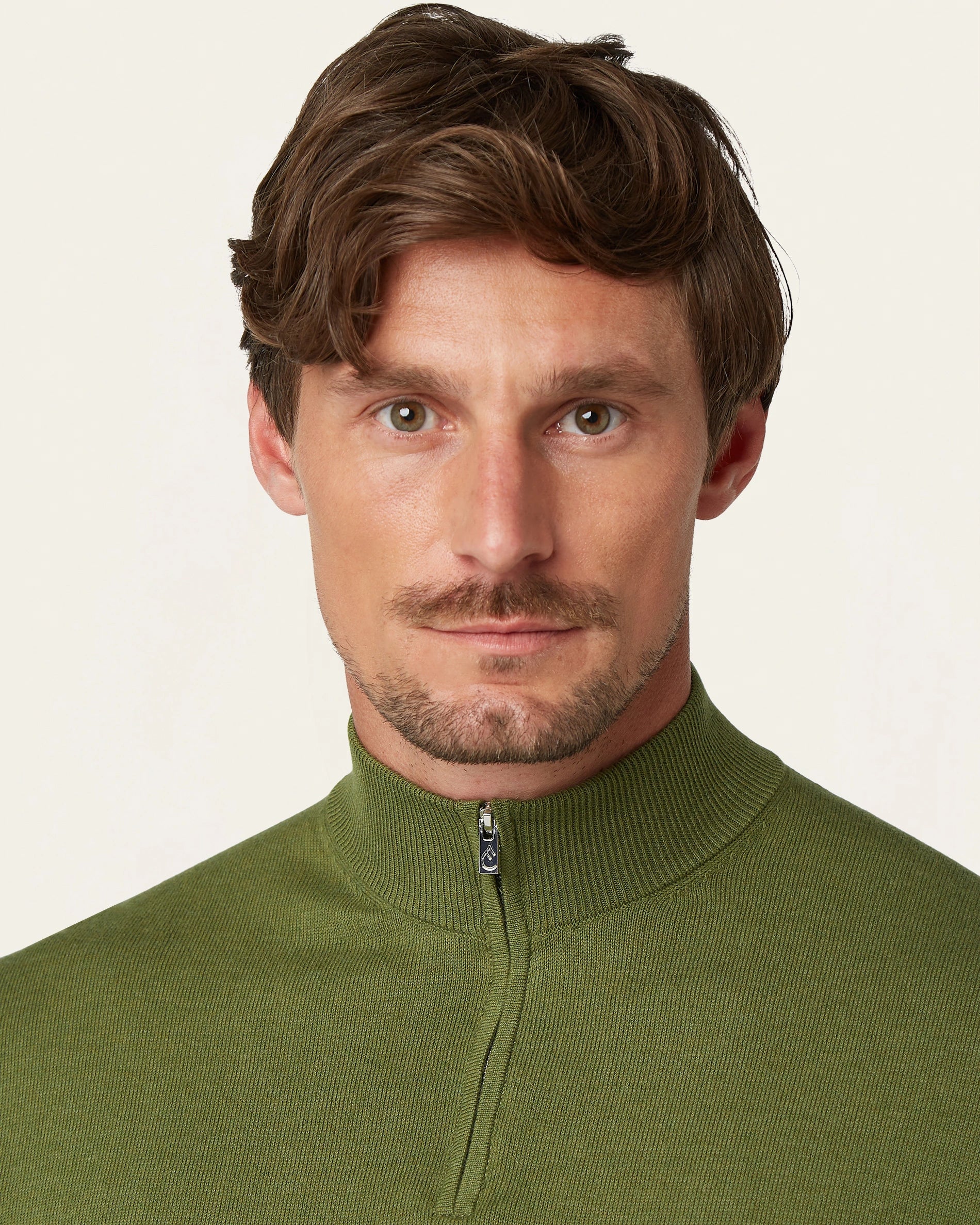 Seawool Half Zip Olive - Image 4