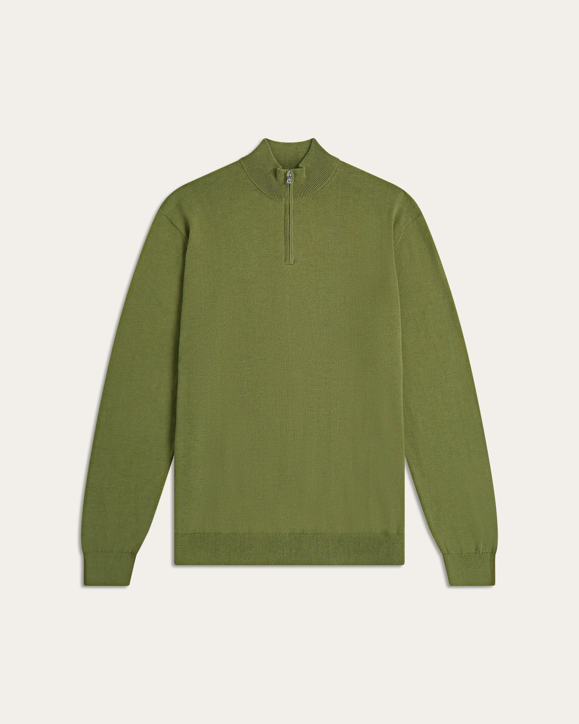 Seawool Half Zip Olive - Image 7