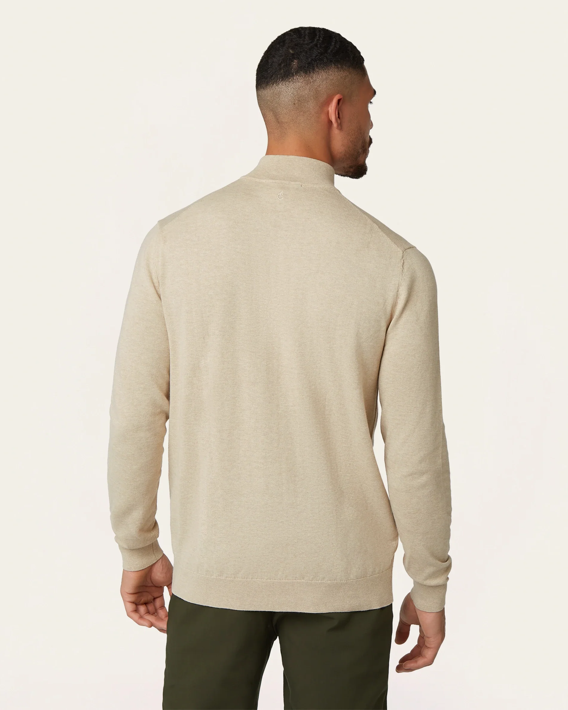Seawool Half Zip Sand - Image 5