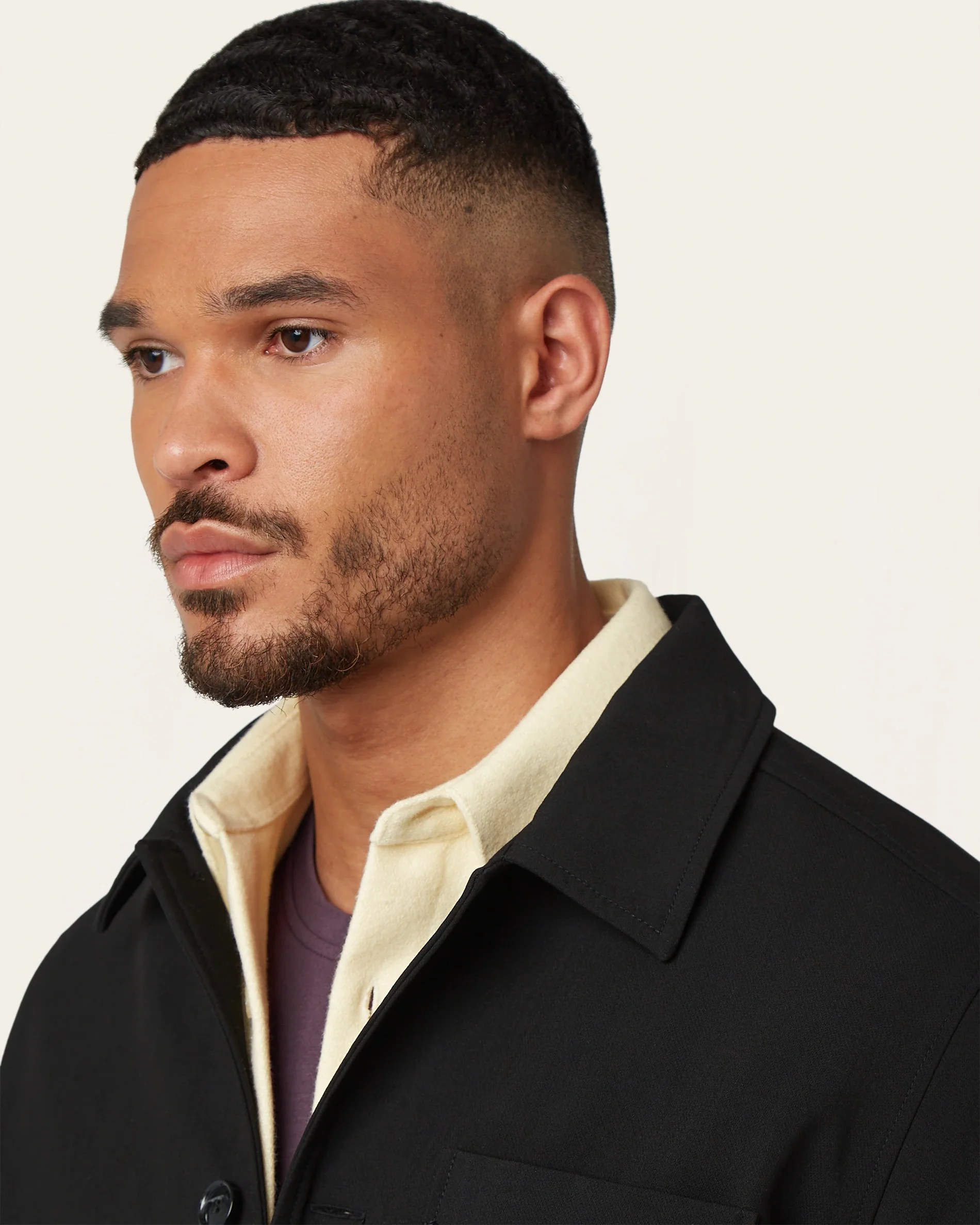 Shirt Jacket Black - Image 4