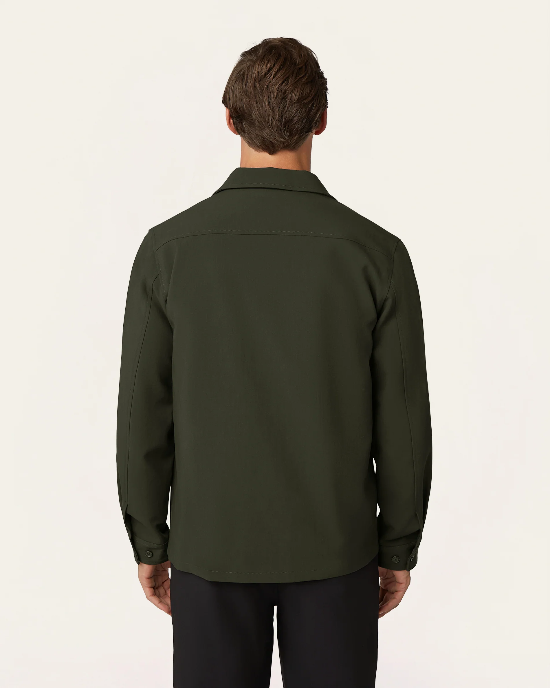 Shirt Jacket Dark Green - Image 6