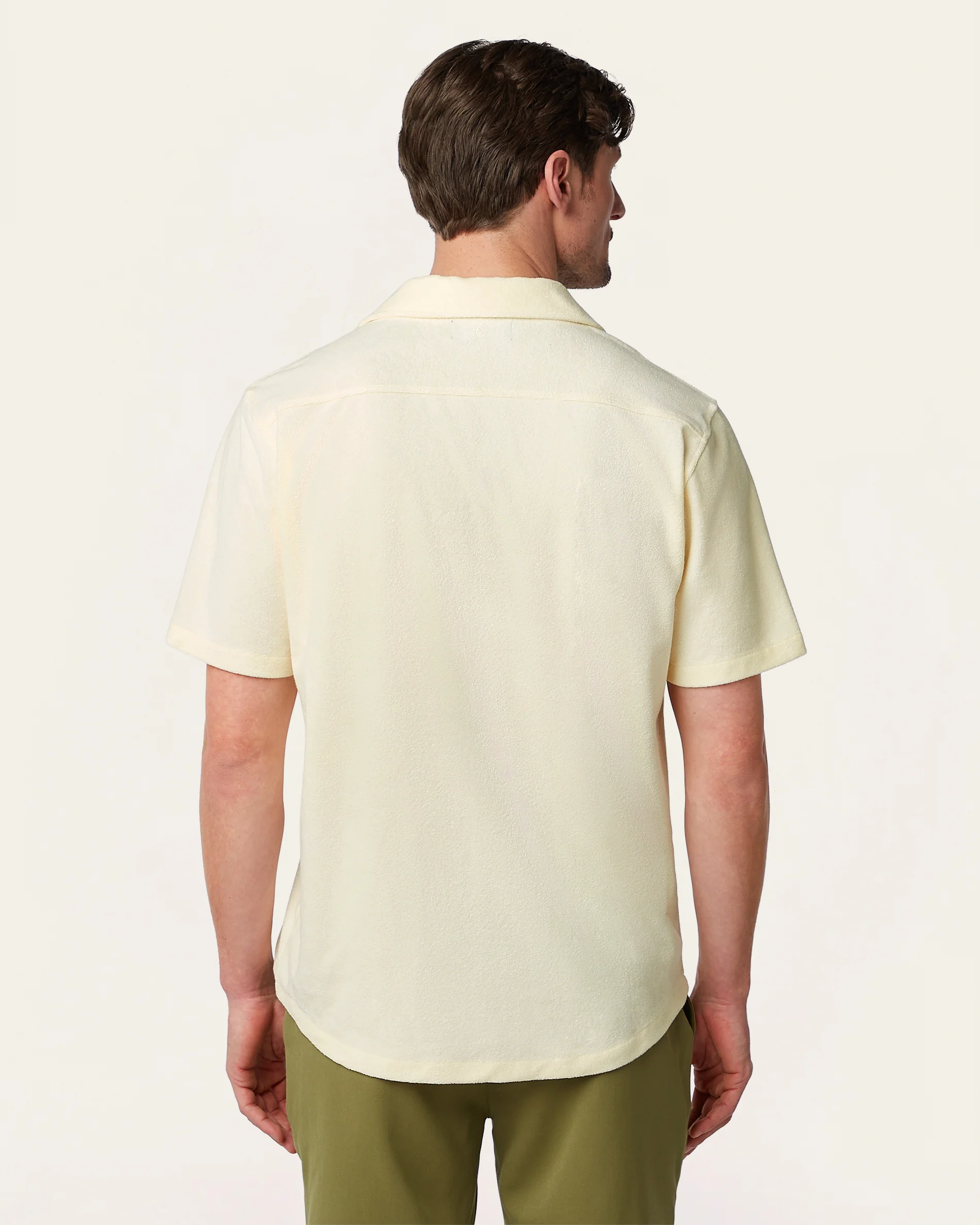 Short sleeve Terry Shirt Off White - Image 5