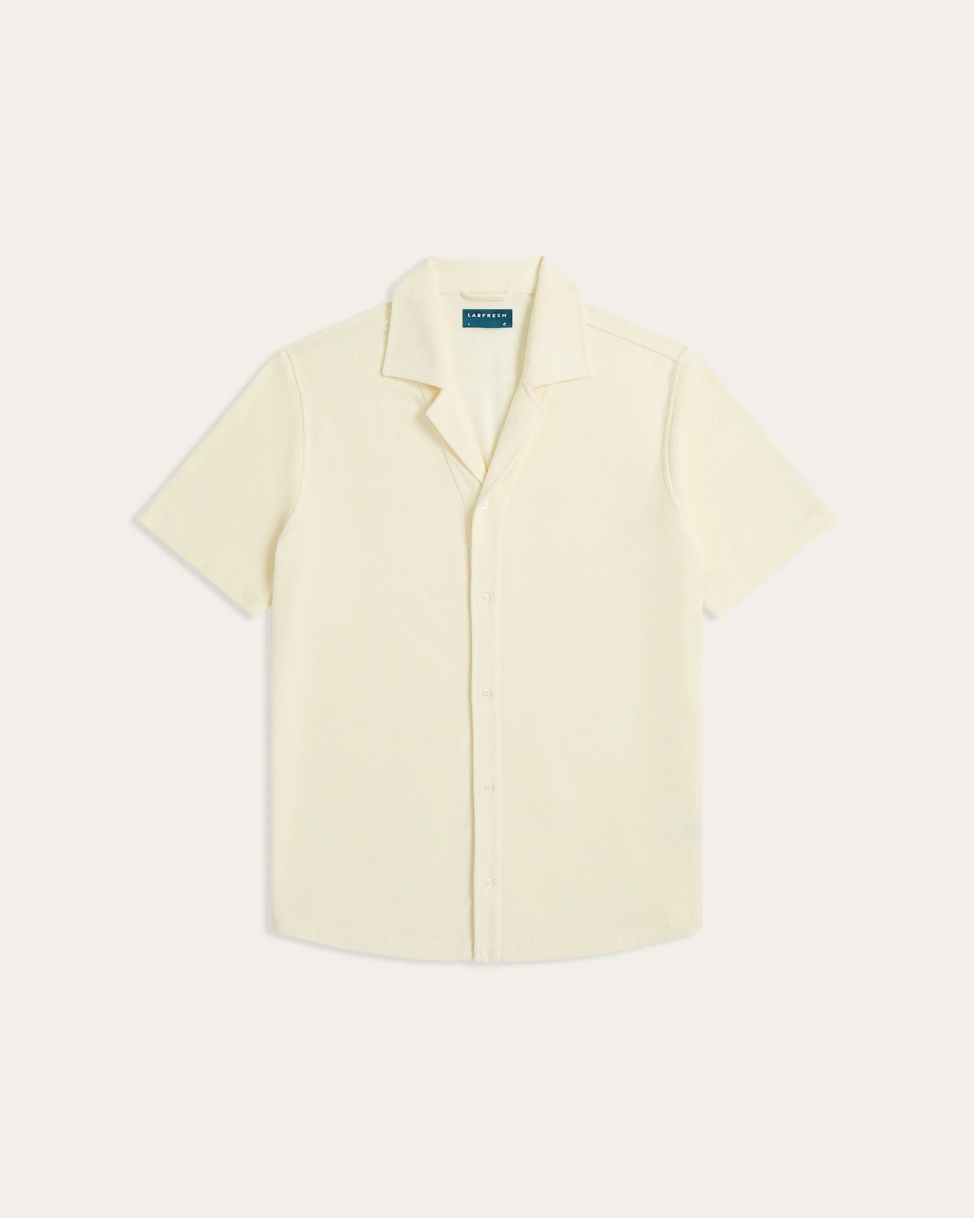 Short sleeve Terry Shirt Off White - Image 7