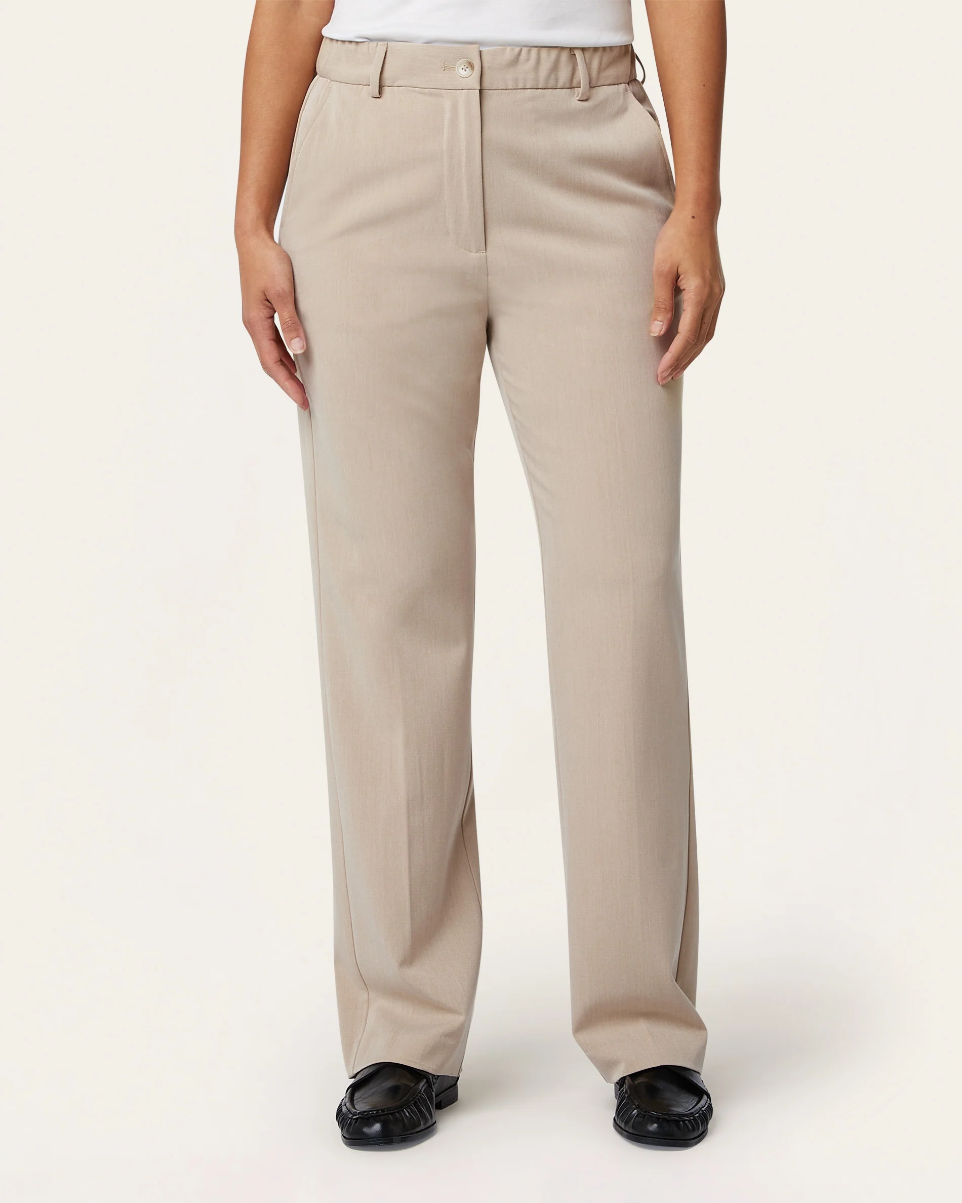 Straight Signature pants - Sand - Image 2