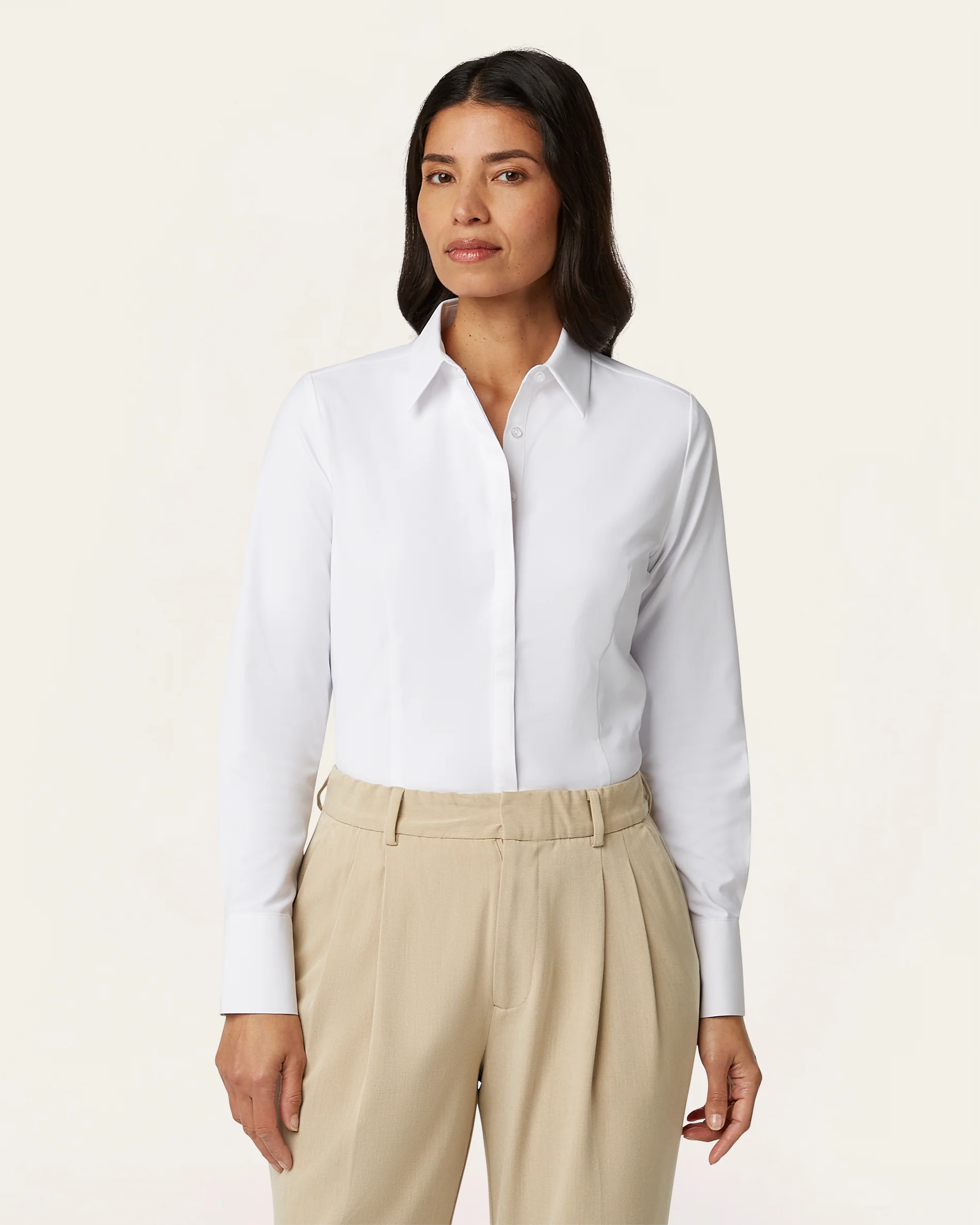 Slim fit Blouse - White - Image 4