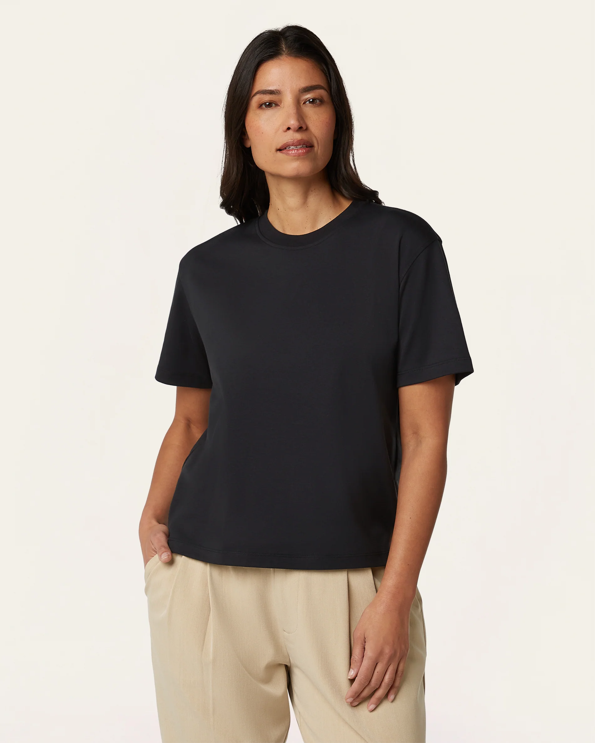 Boxy Forever T-shirt - Black - Image 4