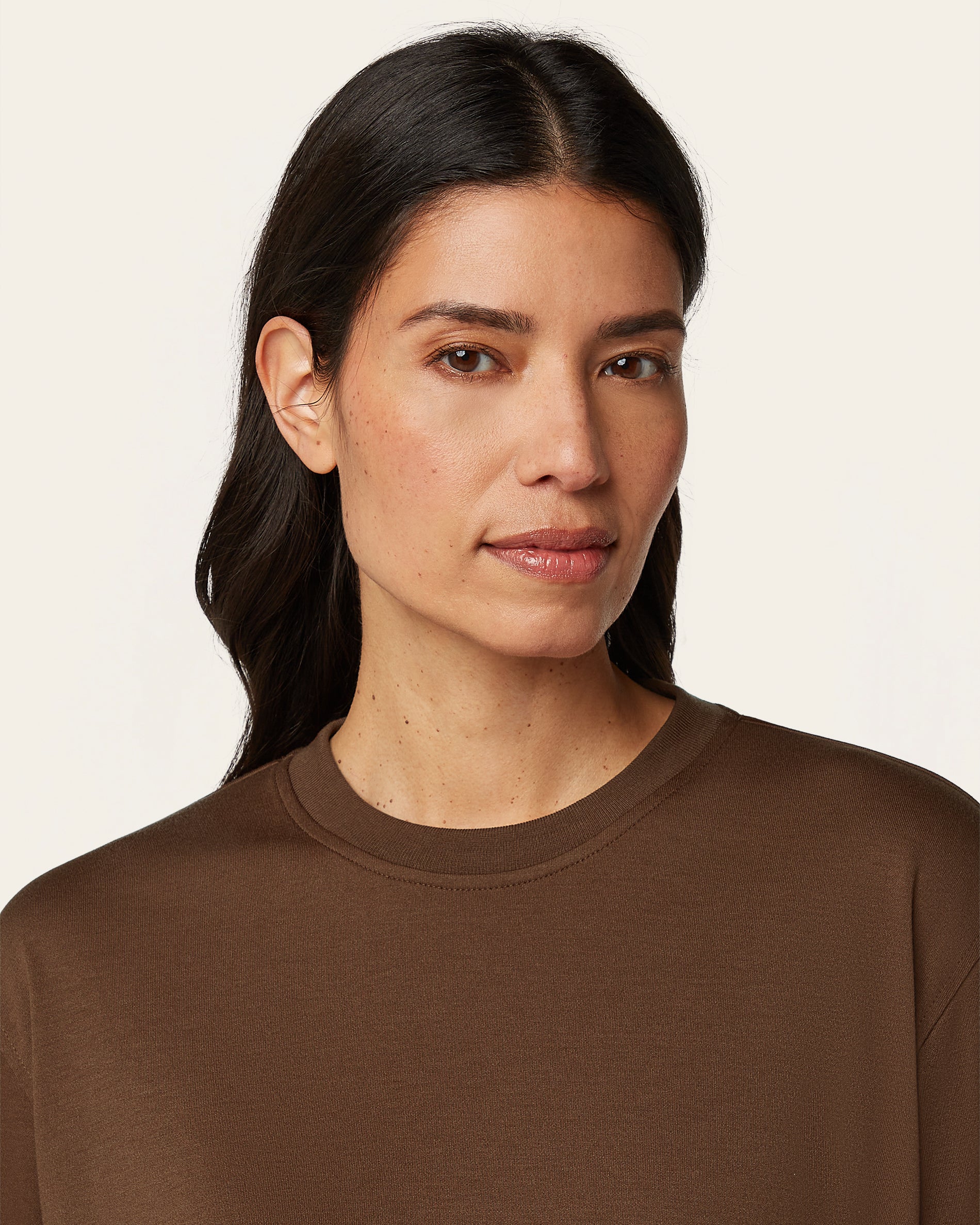 Interlock Boxy Fit T-shirt - Brown - Image 4