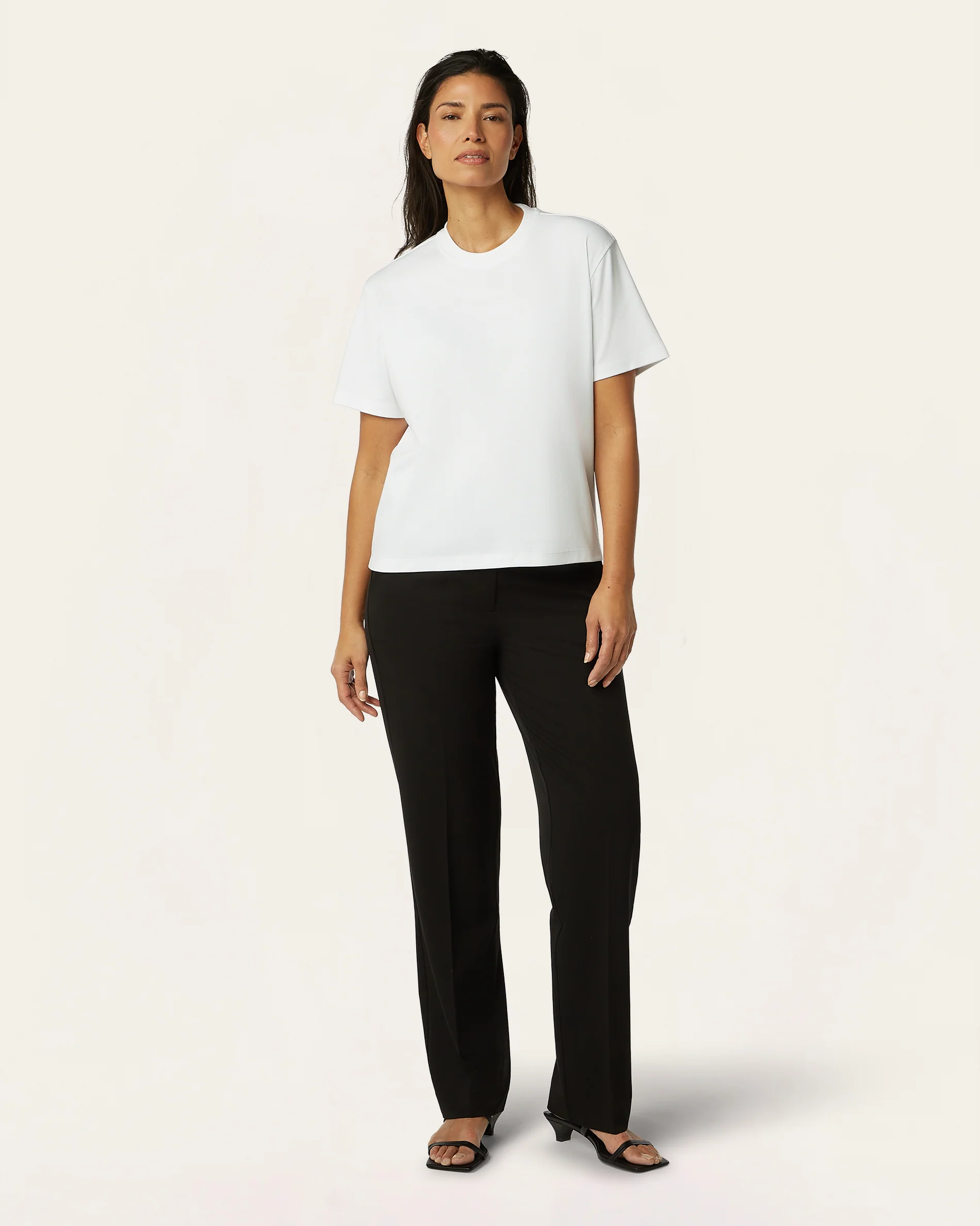 Interlock Boxy T-shirt - White - Image 2