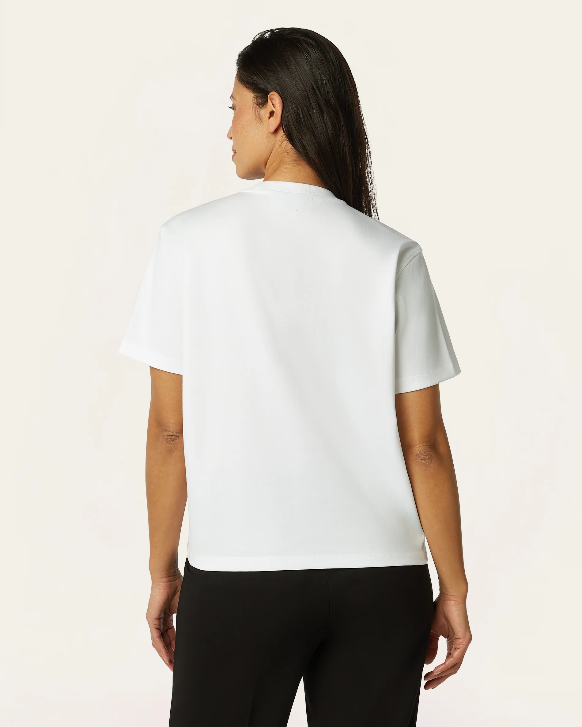 Interlock Boxy T-shirt - White - Image 4