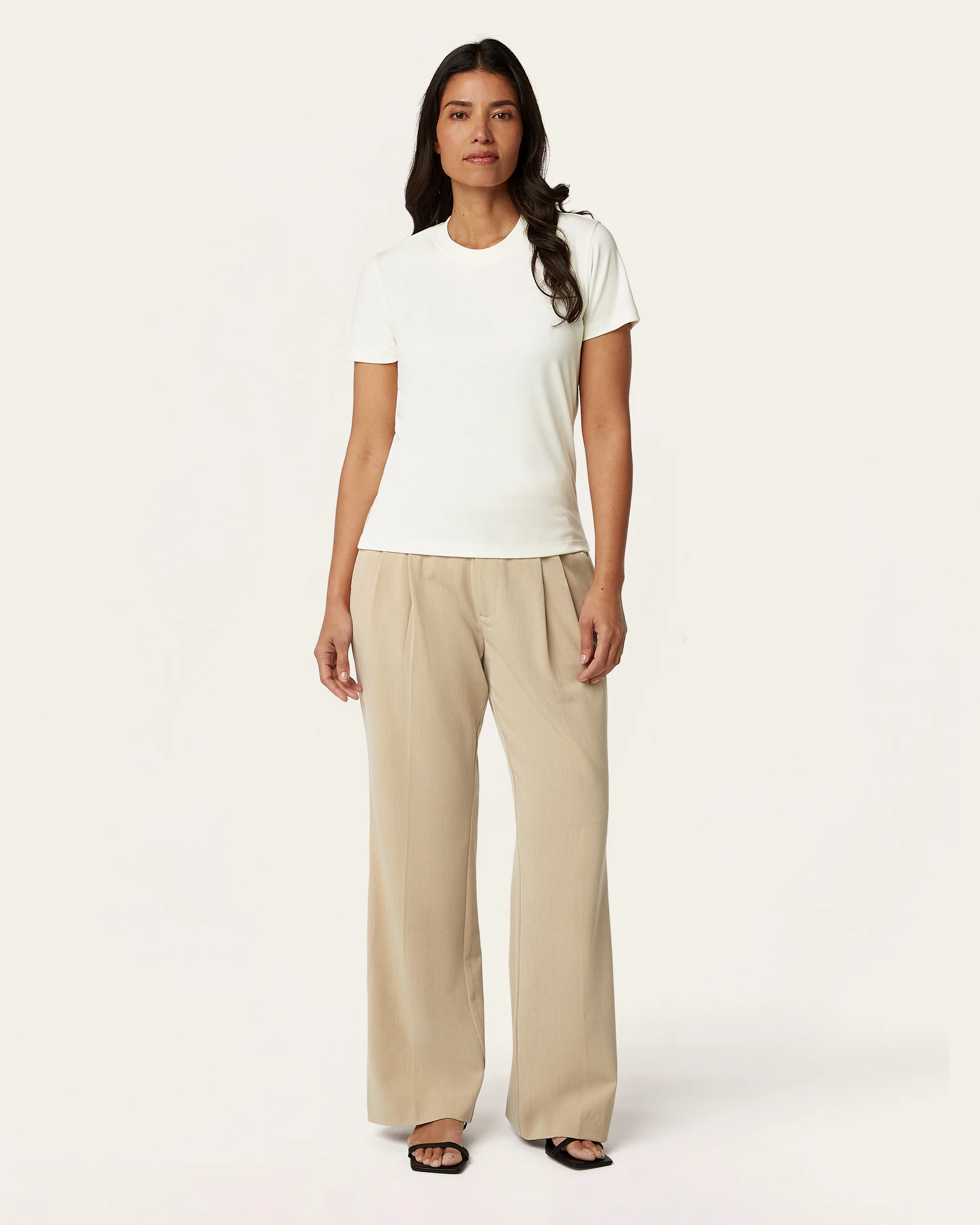 Interlock Slim T-shirt - Off white - Image 4