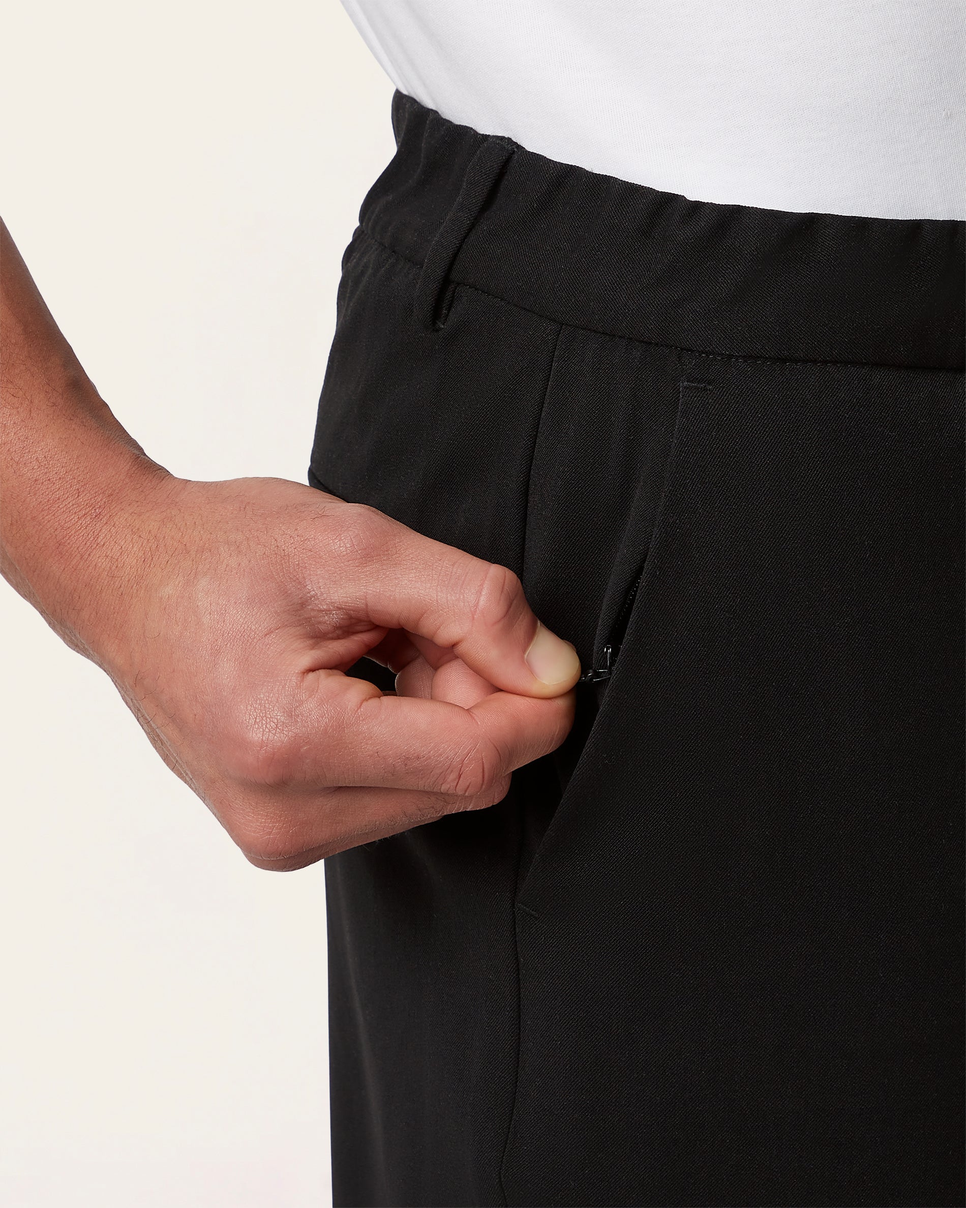 Straight Everyday Pants Black - Image 4