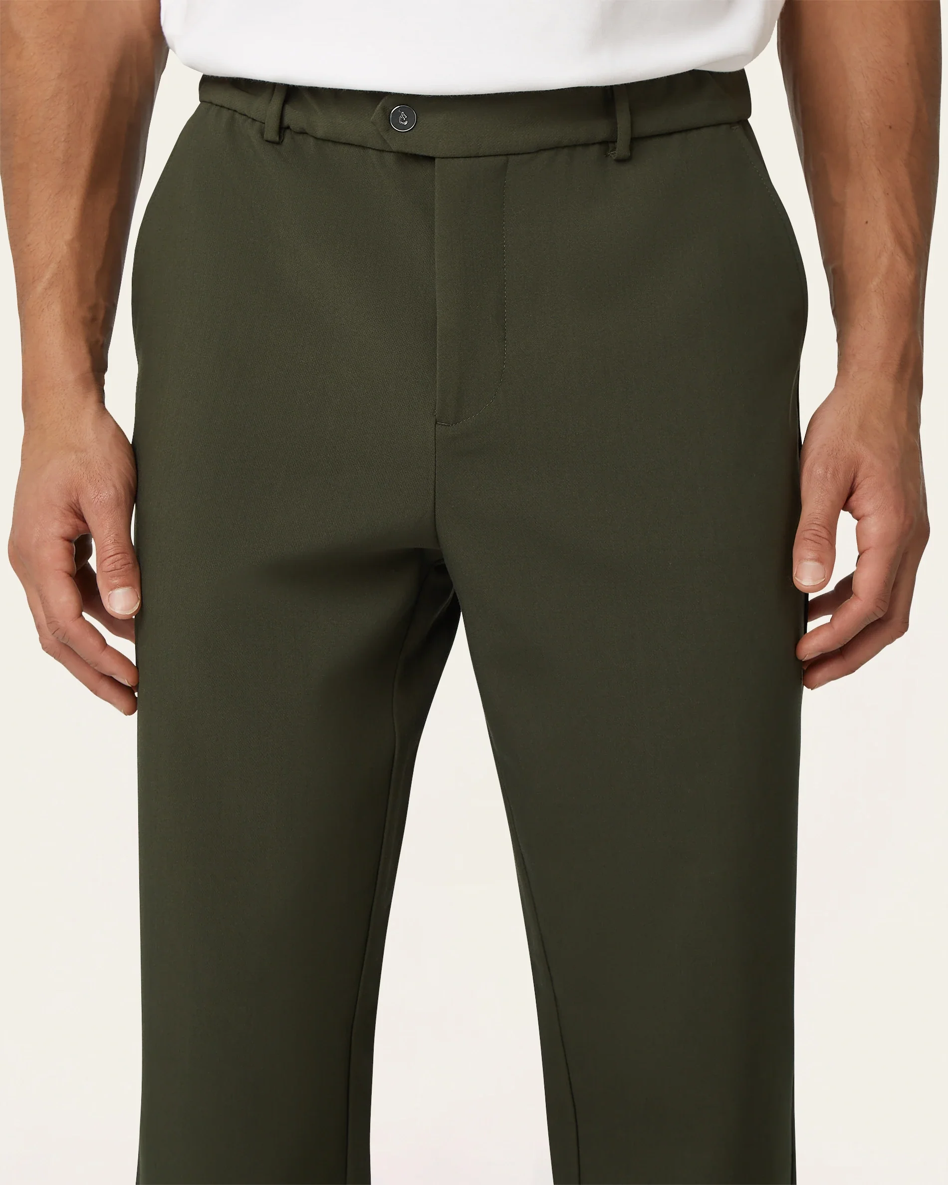 Straight Classic Pants Dark Green - Image 5