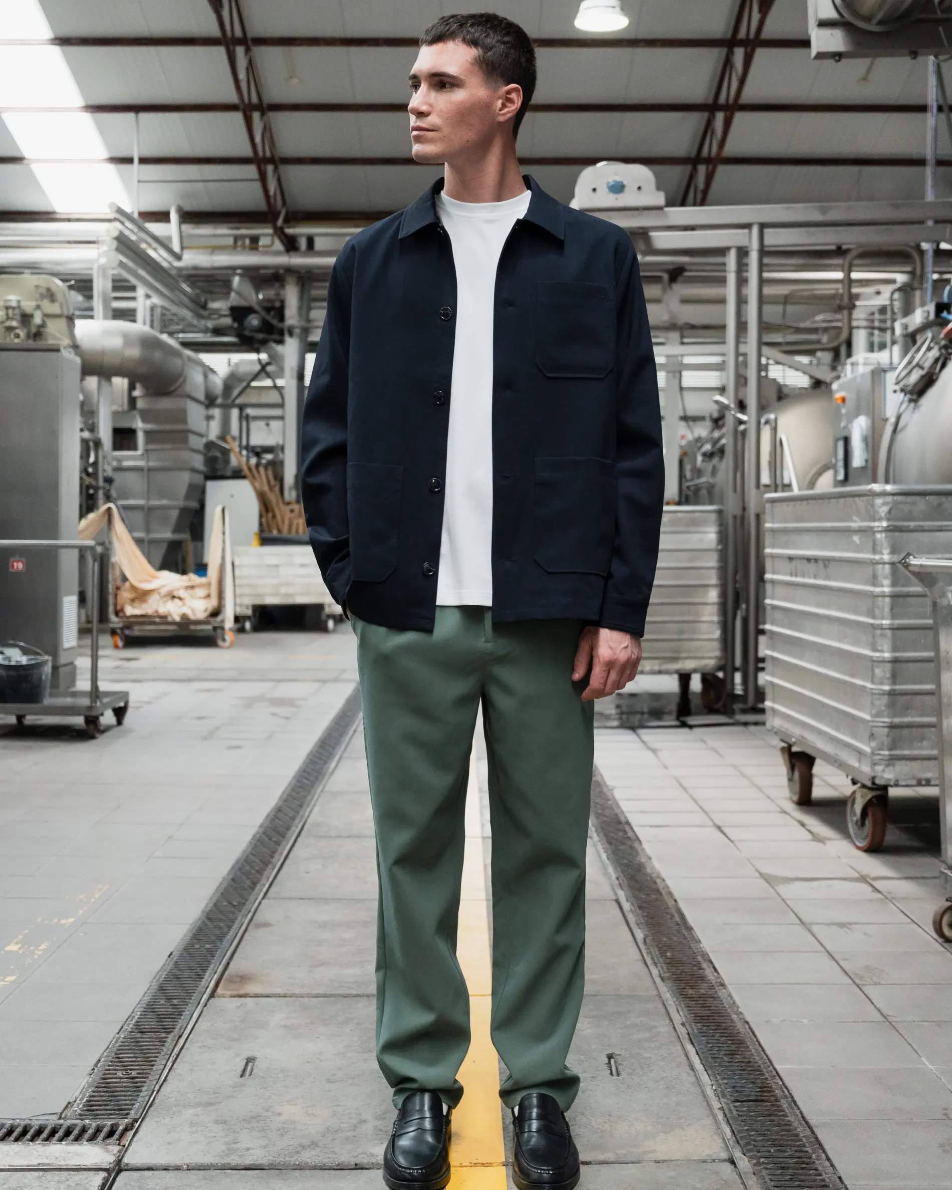 Straight Classic Pants Grass Green - Image 3