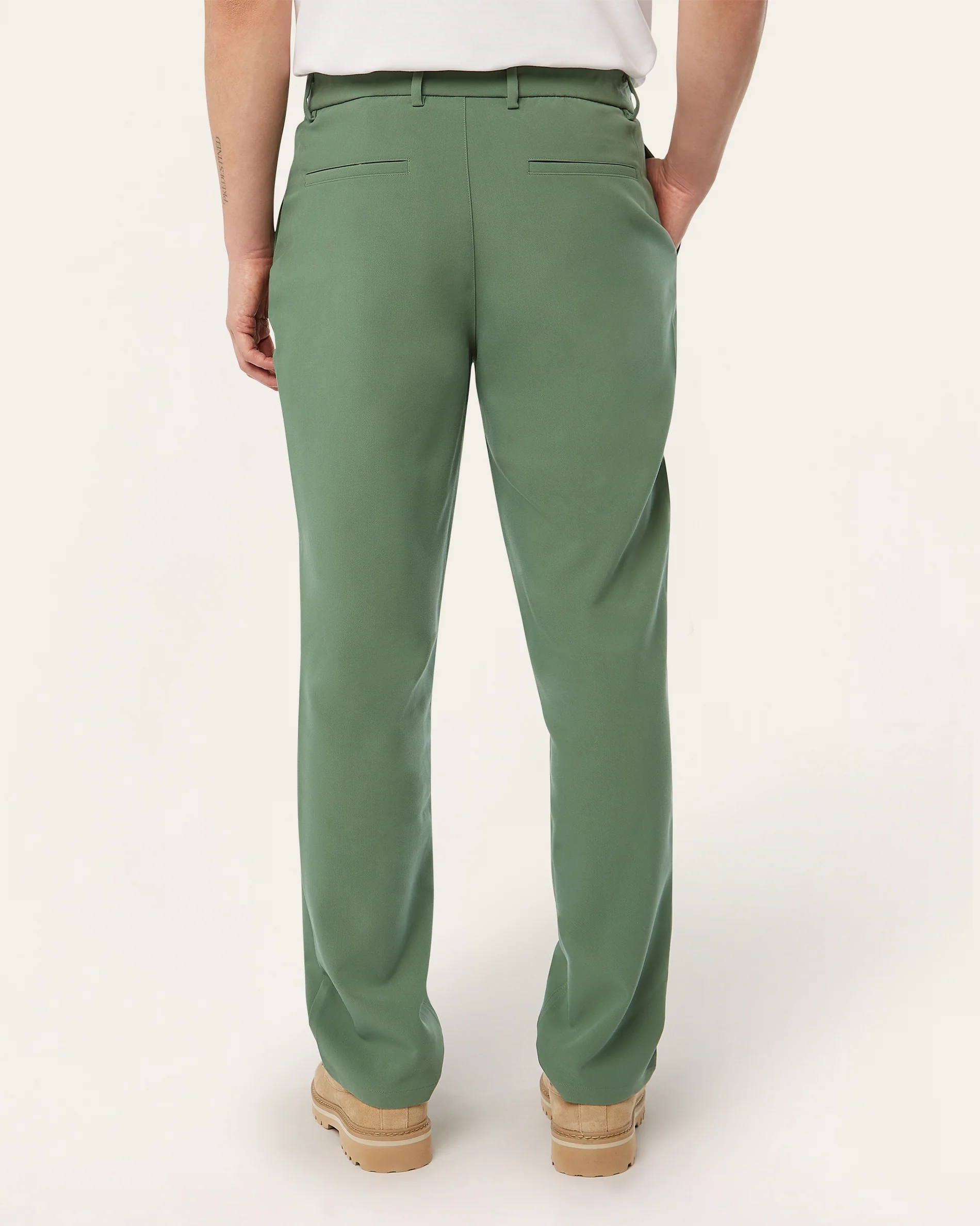 Straight Classic Pants Grass Green - Image 7