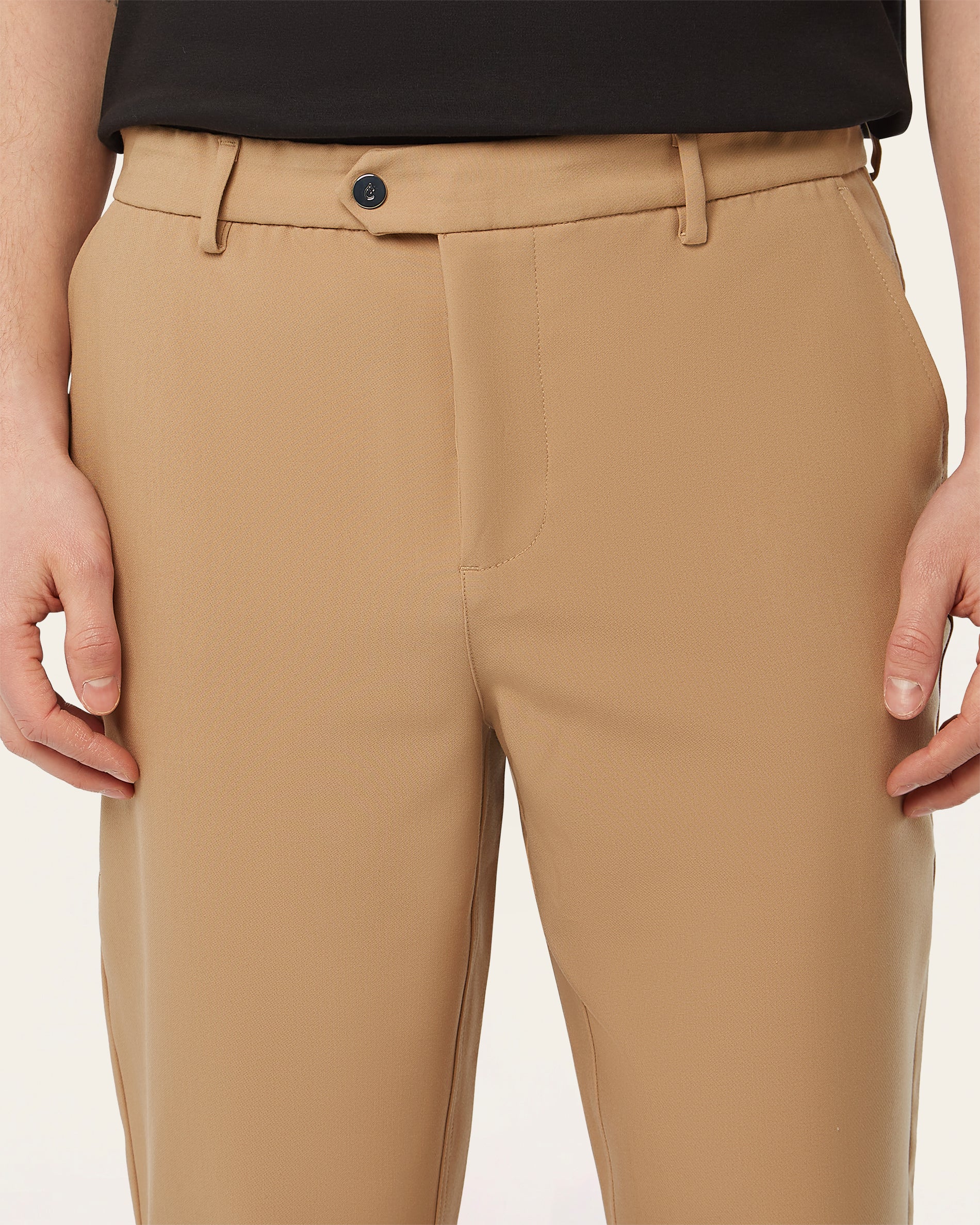 Straight Classic Pants Light Camel - Image 5